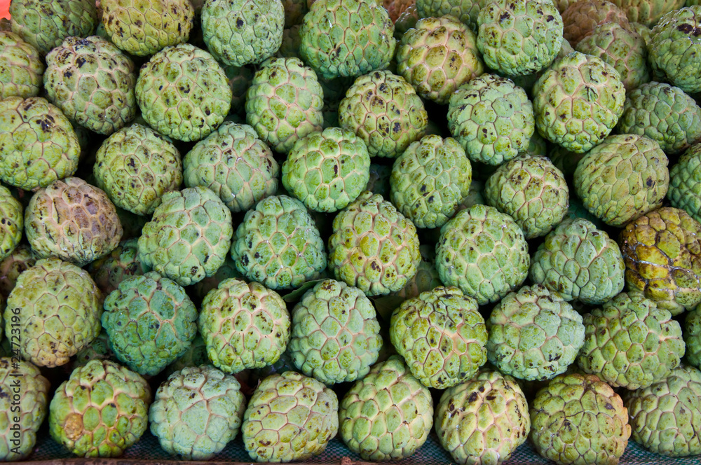 Obraz premium The Custard apple fruit