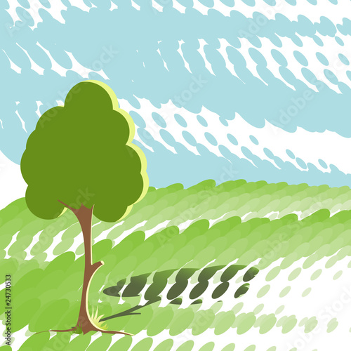 green tree