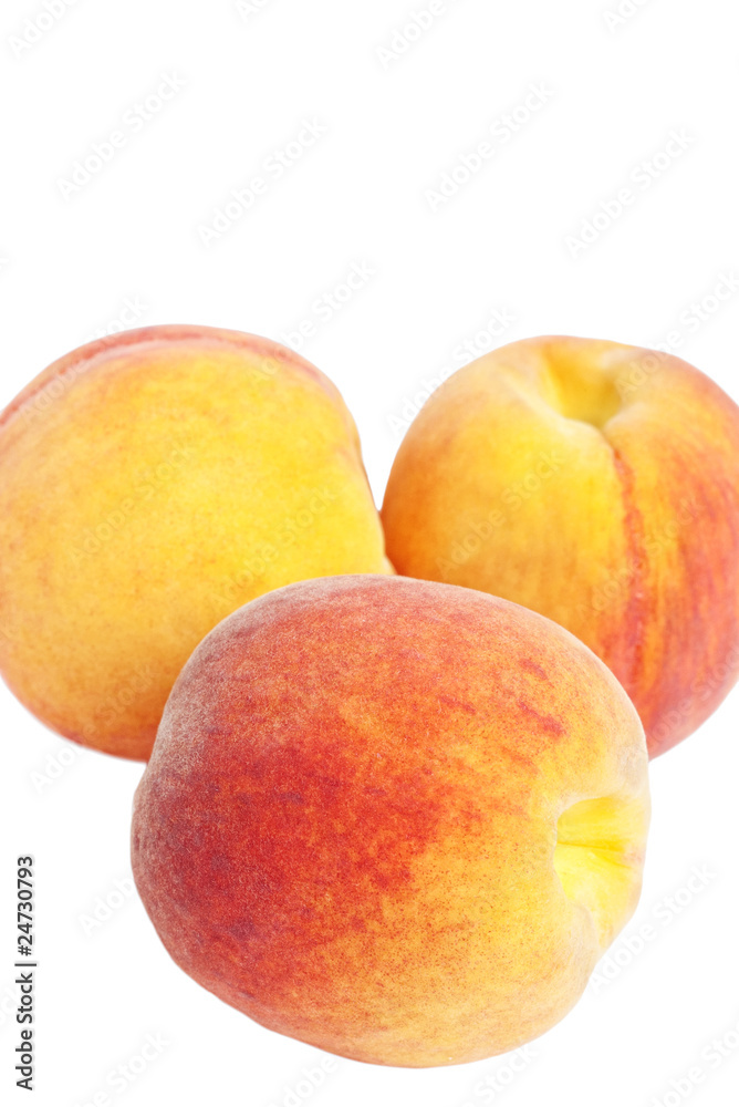 vertical closeup of peaches with selective focus vertical closeup of peaches with selective focus