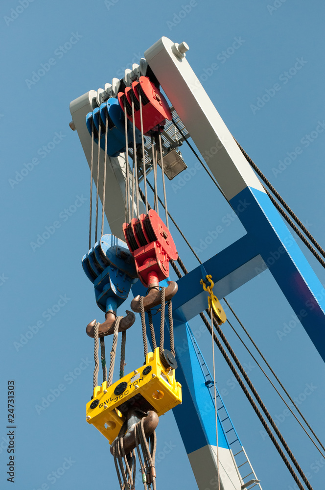 Fototapeta premium part of a crane