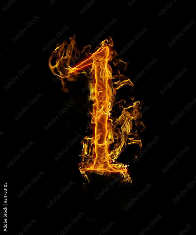 Fototapeta premium Fire No. 1