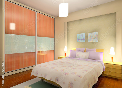a cozy bedroom design proposal