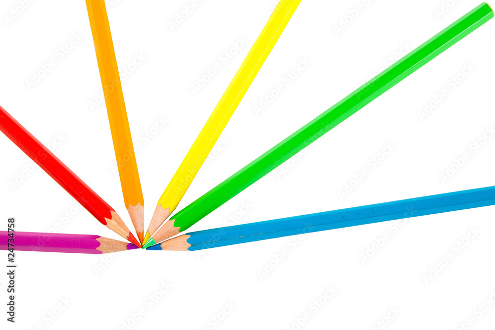 Fototapeta premium Crayons de couleurs