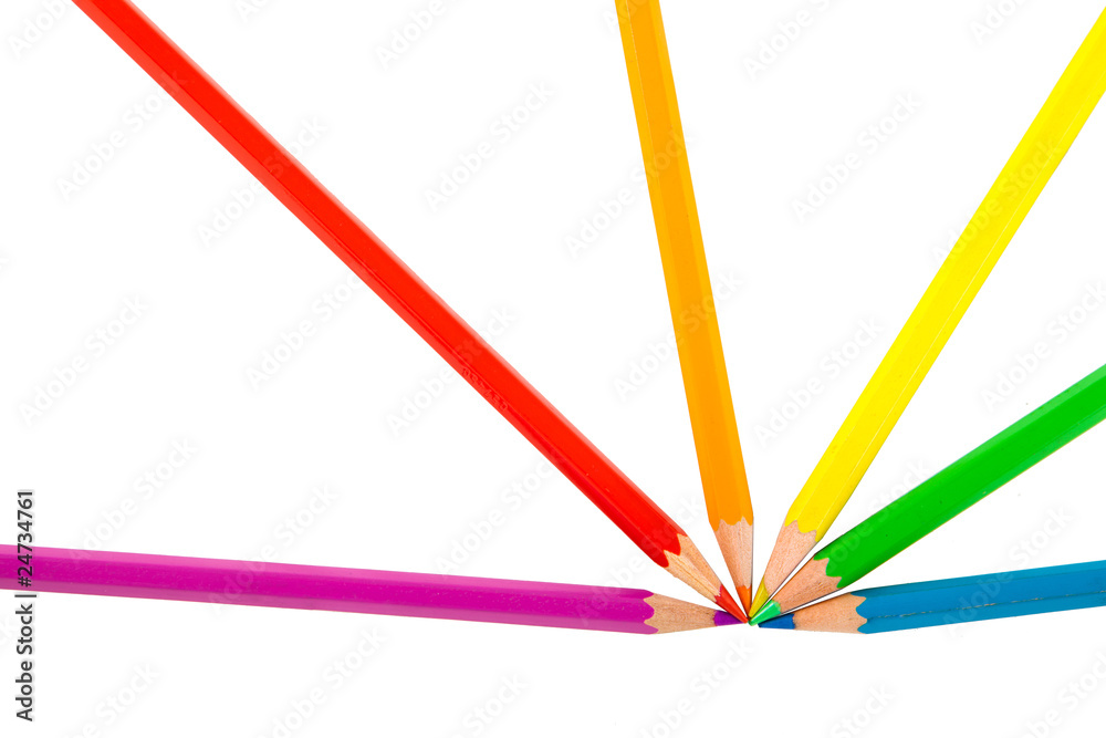 Fototapeta premium Crayons de couleurs
