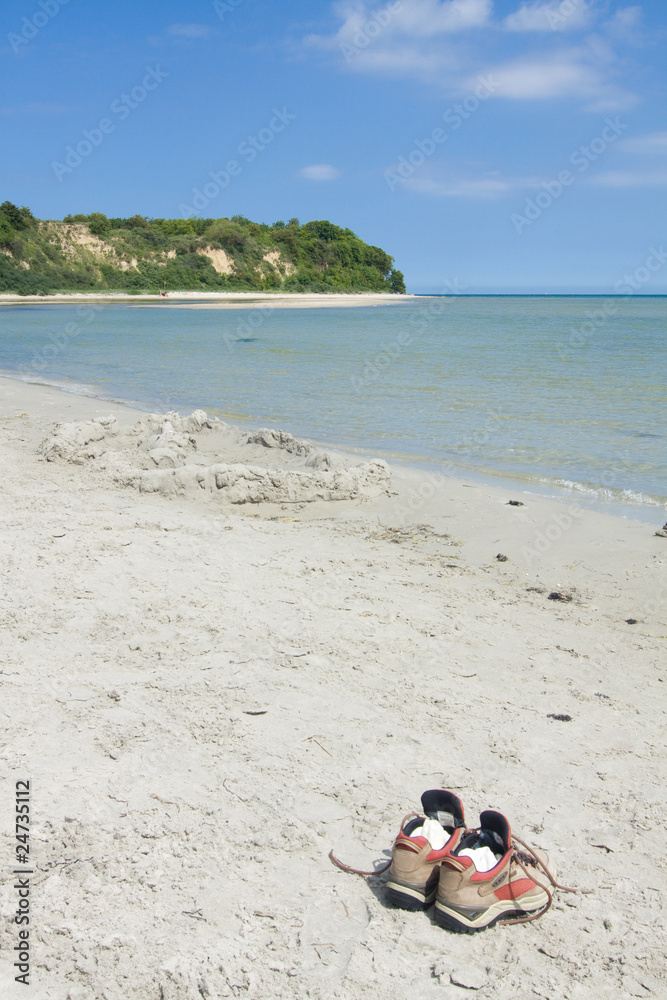 Obraz premium Sportschuhstrand