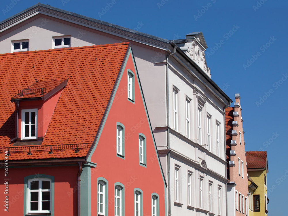 Bürgerhäuser in Schrobenhausen Bürgerhäuser in Schrobenhausen