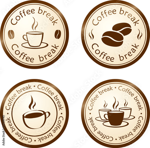 coffee break stamp