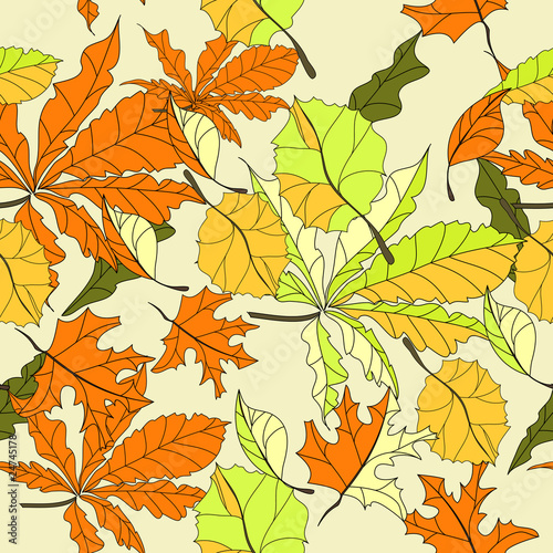 autumn seamless wallpaper