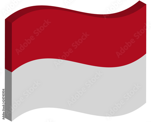 Free Download Flagge Polen, wehend, Stein - GFXLoad