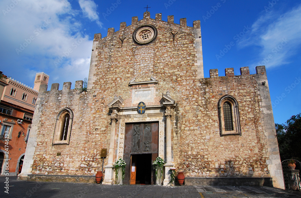 Taormina norman cathedral, Sicily