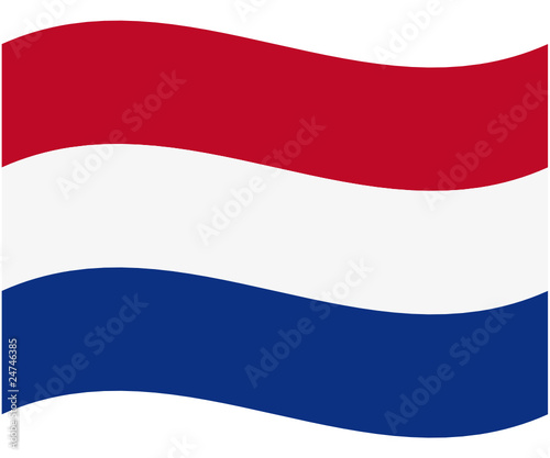 Flagge Niederlande, wehend