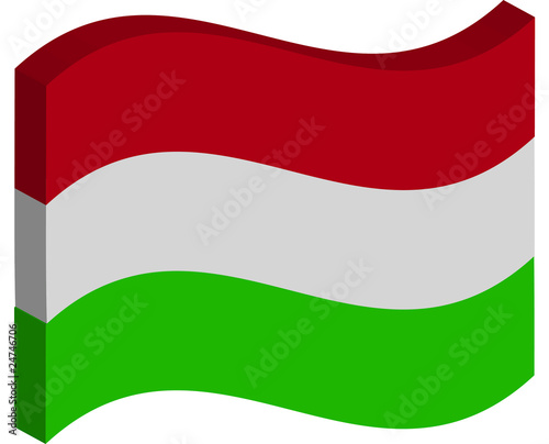Free Download Flagge Ungarn, wehend, Stein - GFXLoad