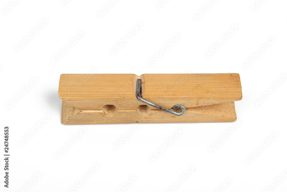 wooden clothes pin