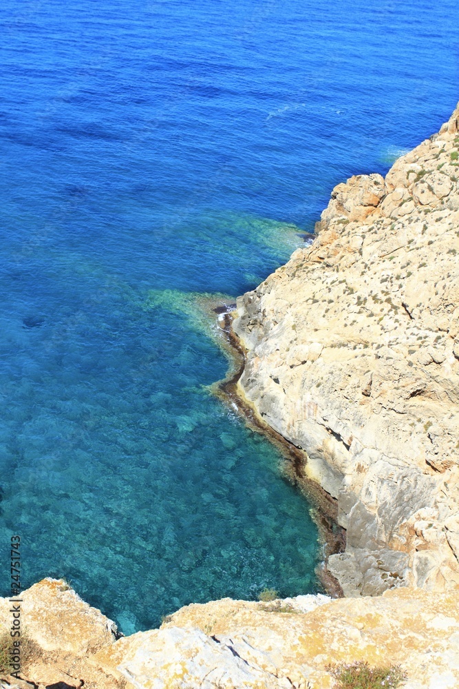 mediterranean sea Barbaria cape Formentera mediterranean sea Barbaria cape Formentera