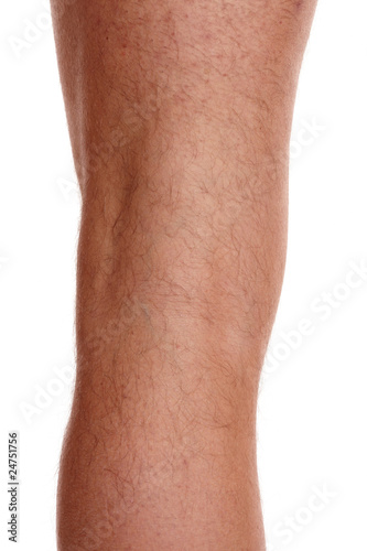 Linkes Knie vom Mann