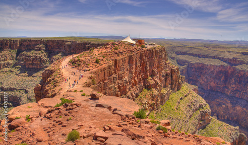 Guano Point at Grand Canyon's west rim tourist destination