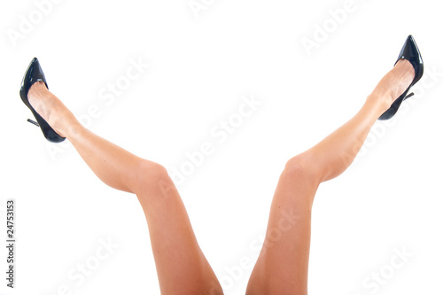 Wall Mural woman's open legs