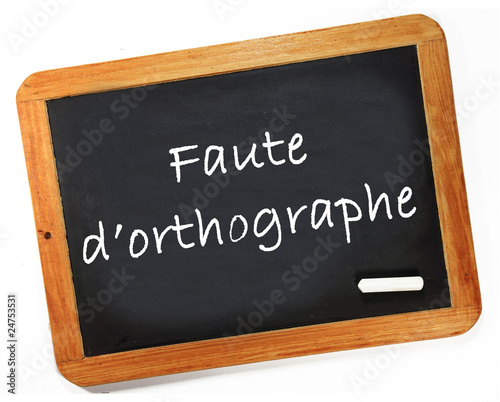 Faute d'othographe