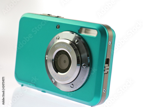 persian green digital compact camera