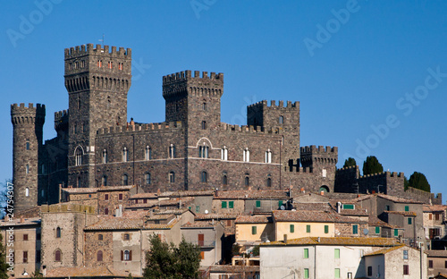 Castle of Torre Alfina, Lazio, Italy photo