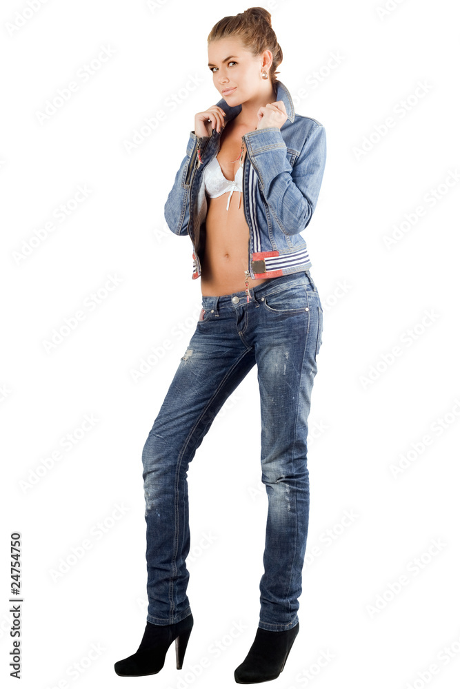 Playful young woman Playful young woman