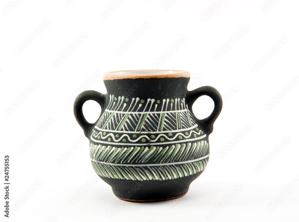 handmade clay pot