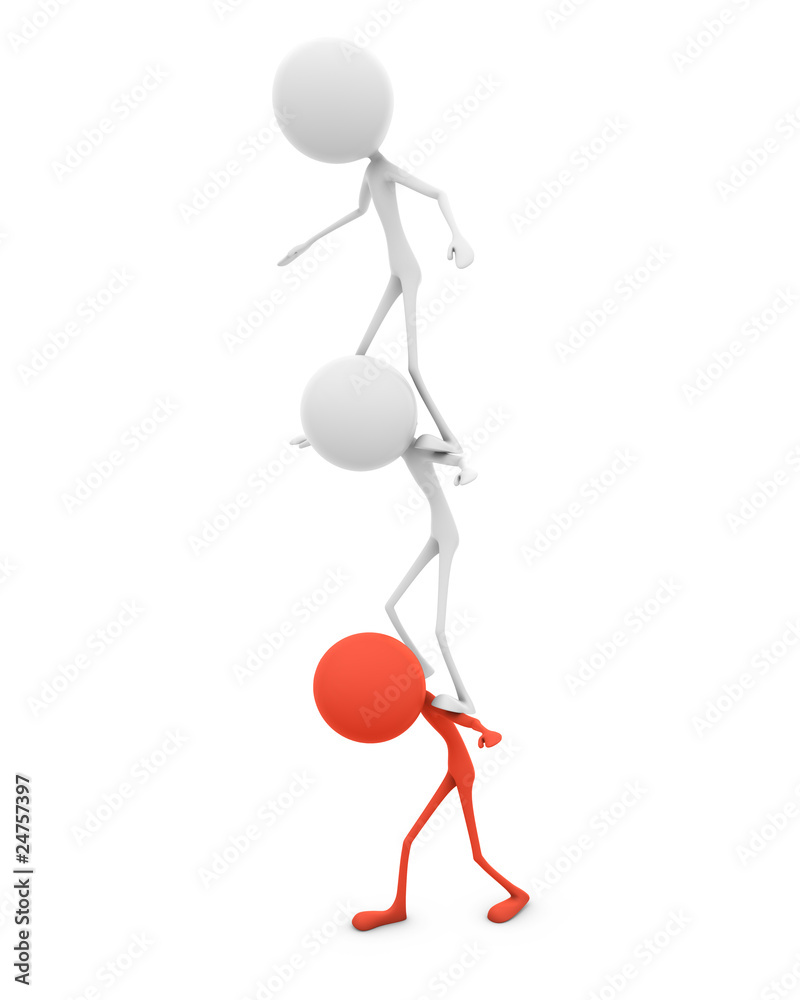 Mr. Emotion V22.1e Human Ladder REDwhite Mr. Emotion V22.1e Human Ladder REDwhite