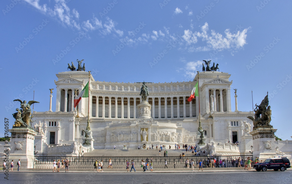 Obraz premium Roma, Altare della patria, Vittoriano