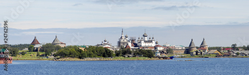 Panorama of Solovki monastery