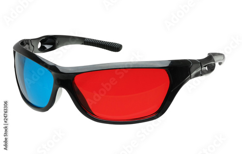 3d glasses side