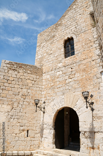 Pope Luna s Castle in Peniscola  Spain