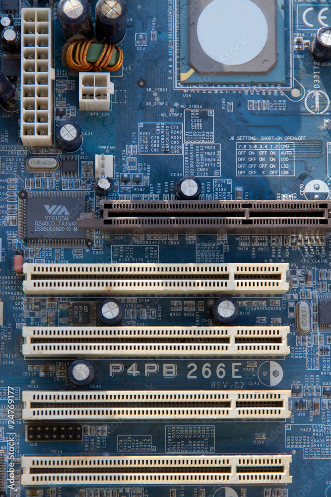 Fototapeta premium elettronica blu