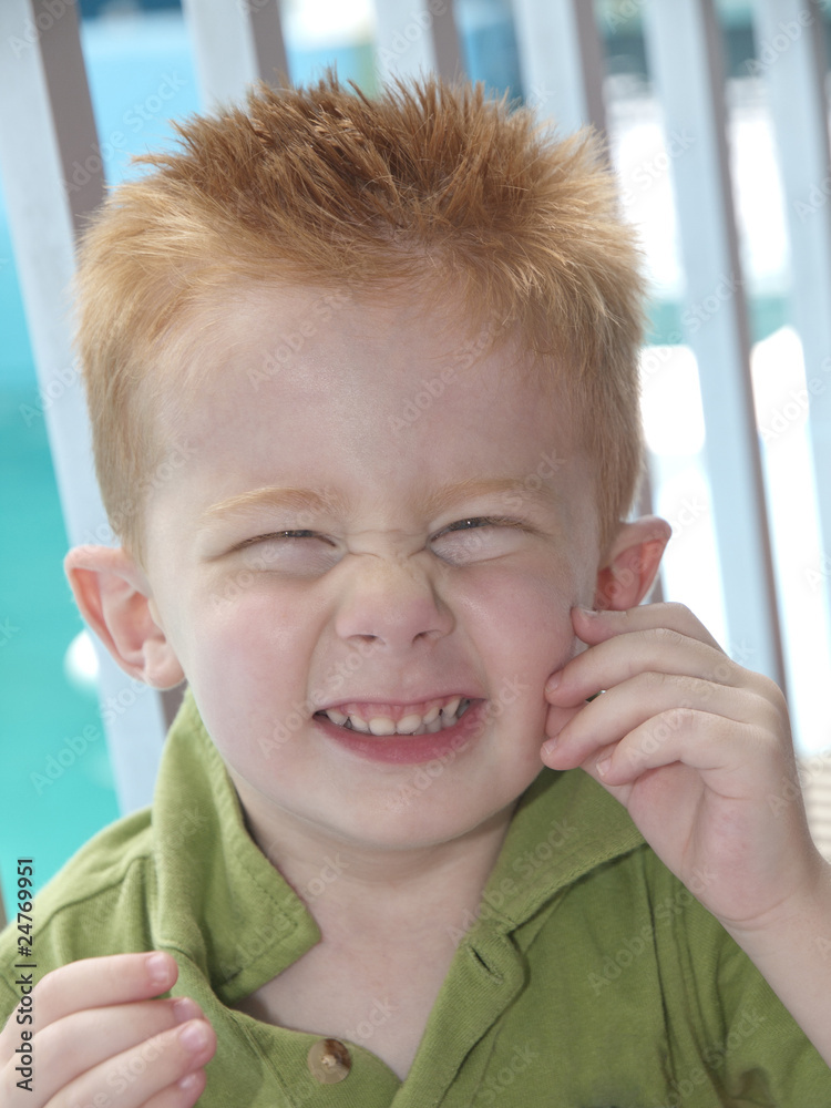 Funny Little Boy Face