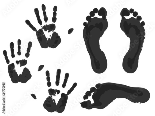 Handprints and Footprints