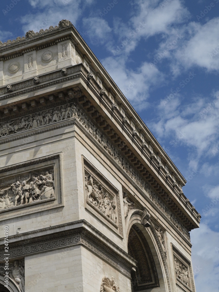 Arco del triunfo en Paris (Francia) Arco del triunfo en Paris (Francia)