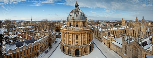 Panoramic view on the Radcliffe Camera and All Souls College