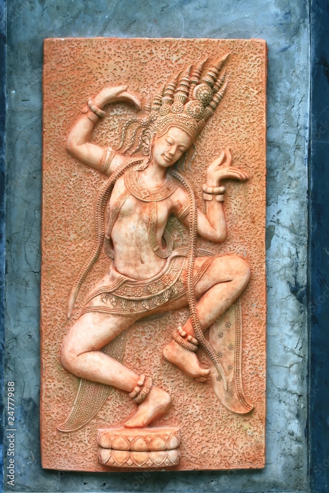 Thai Traditional Stone Carving in Human Thai Traditional Stone Carving in Human