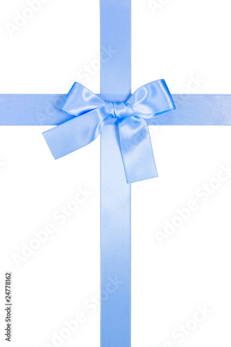 light blue vertical cross ribbon