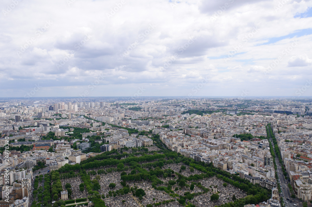View from the Montparnasse Tower - Paris, France