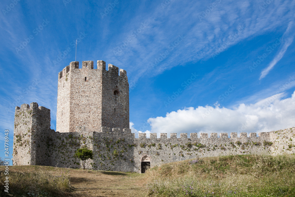 Fototapeta premium Platamonas Castle in Greece