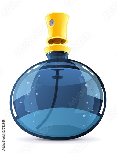 parfume in glass bottle