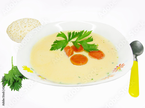vegetable squash orange soup