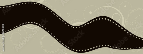Grunge film frame with space for your text and image
