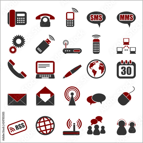 Iconset Kommunikation