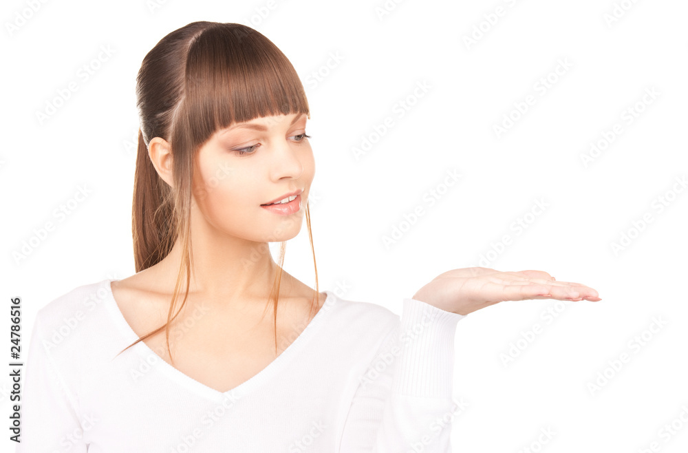 something on the palm