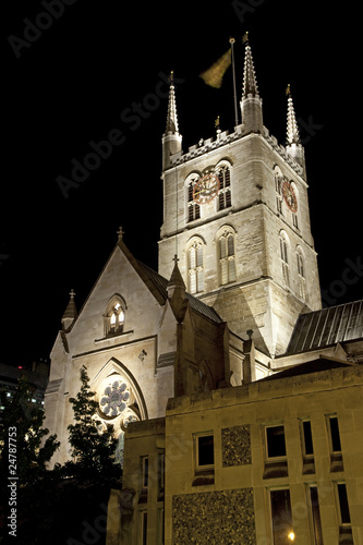 Southwark Cathedral at Night