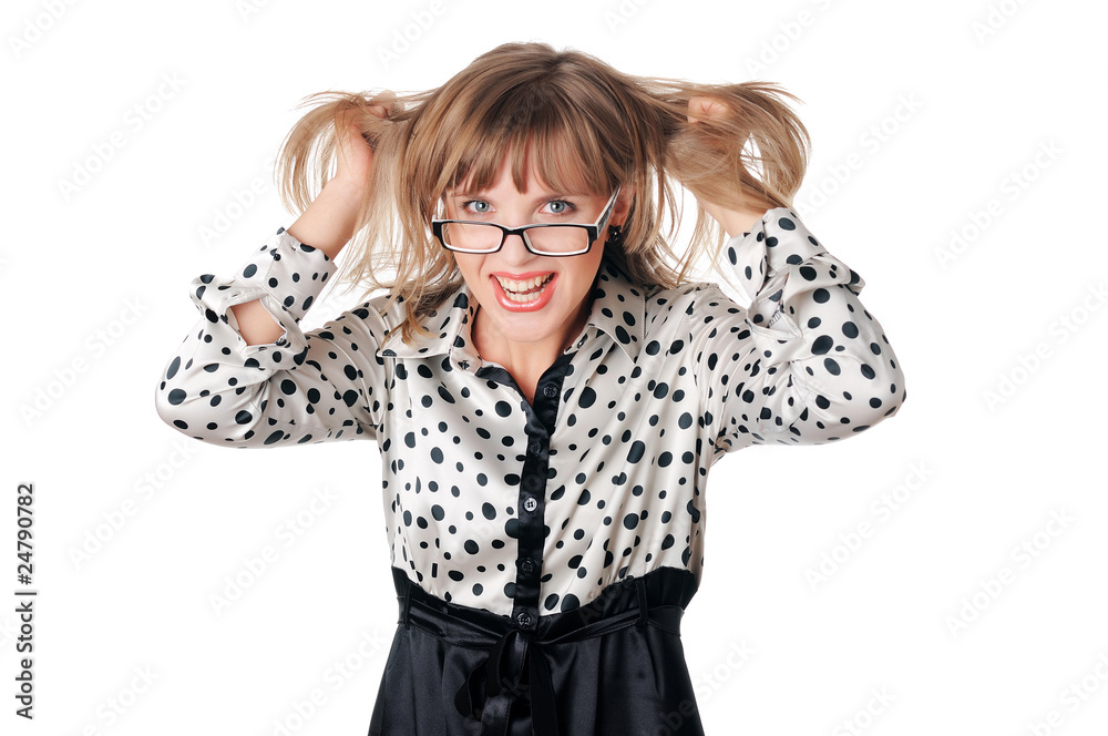 charming young business woman charming young business woman