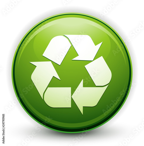 Logo recyclage symbole