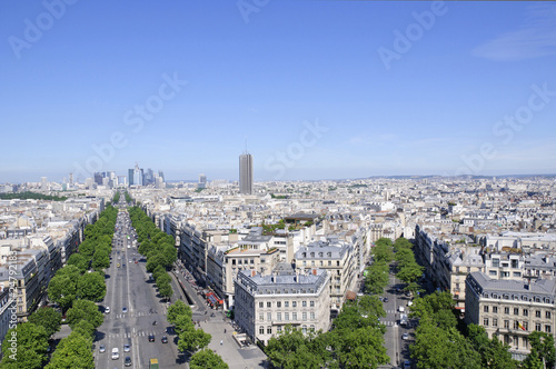 View from the Arc de Triomphe - Paris, France