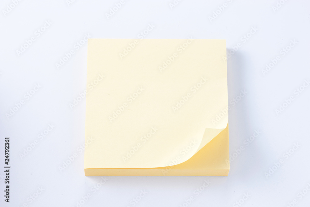 めくりかけの付箋 めくりかけの付箋